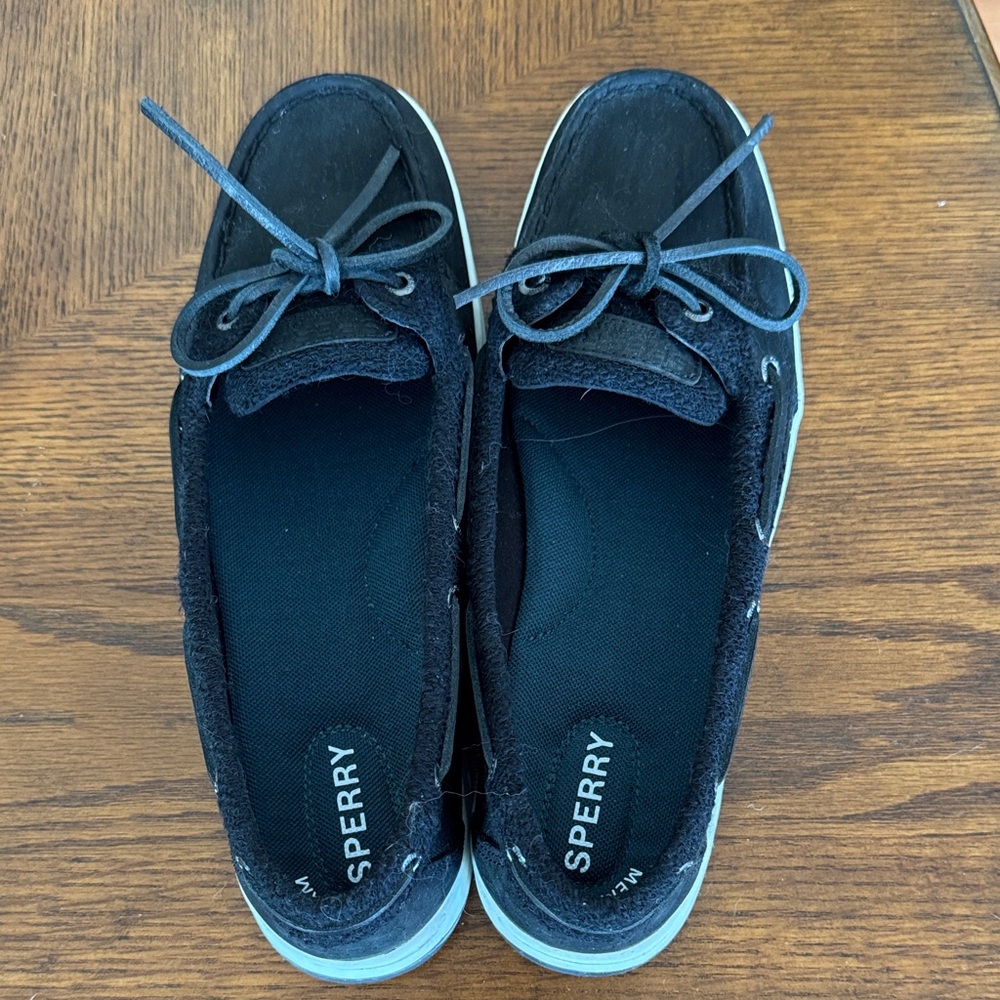 Sperry Suede and Canvas  Loafers